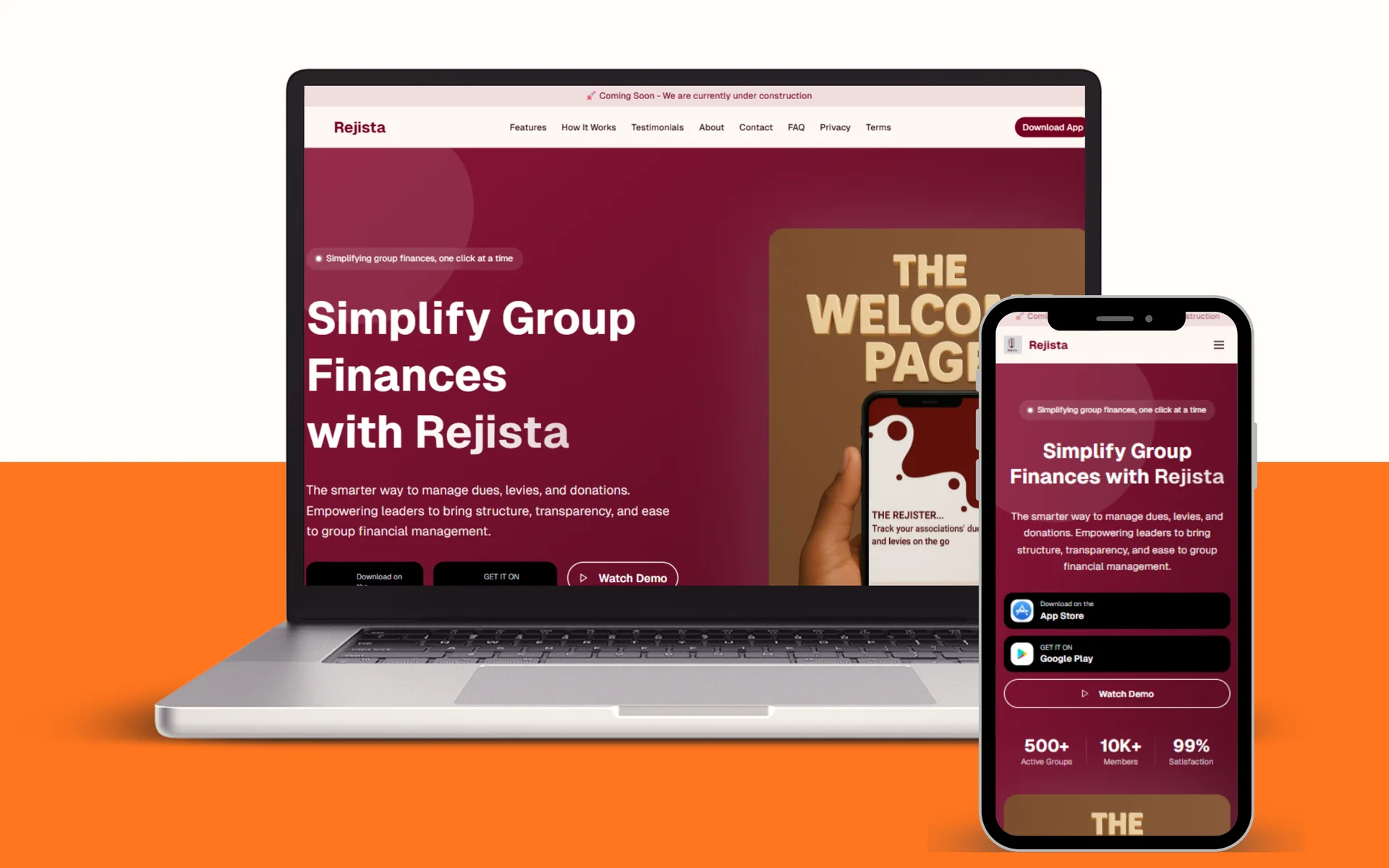 Rejista interface