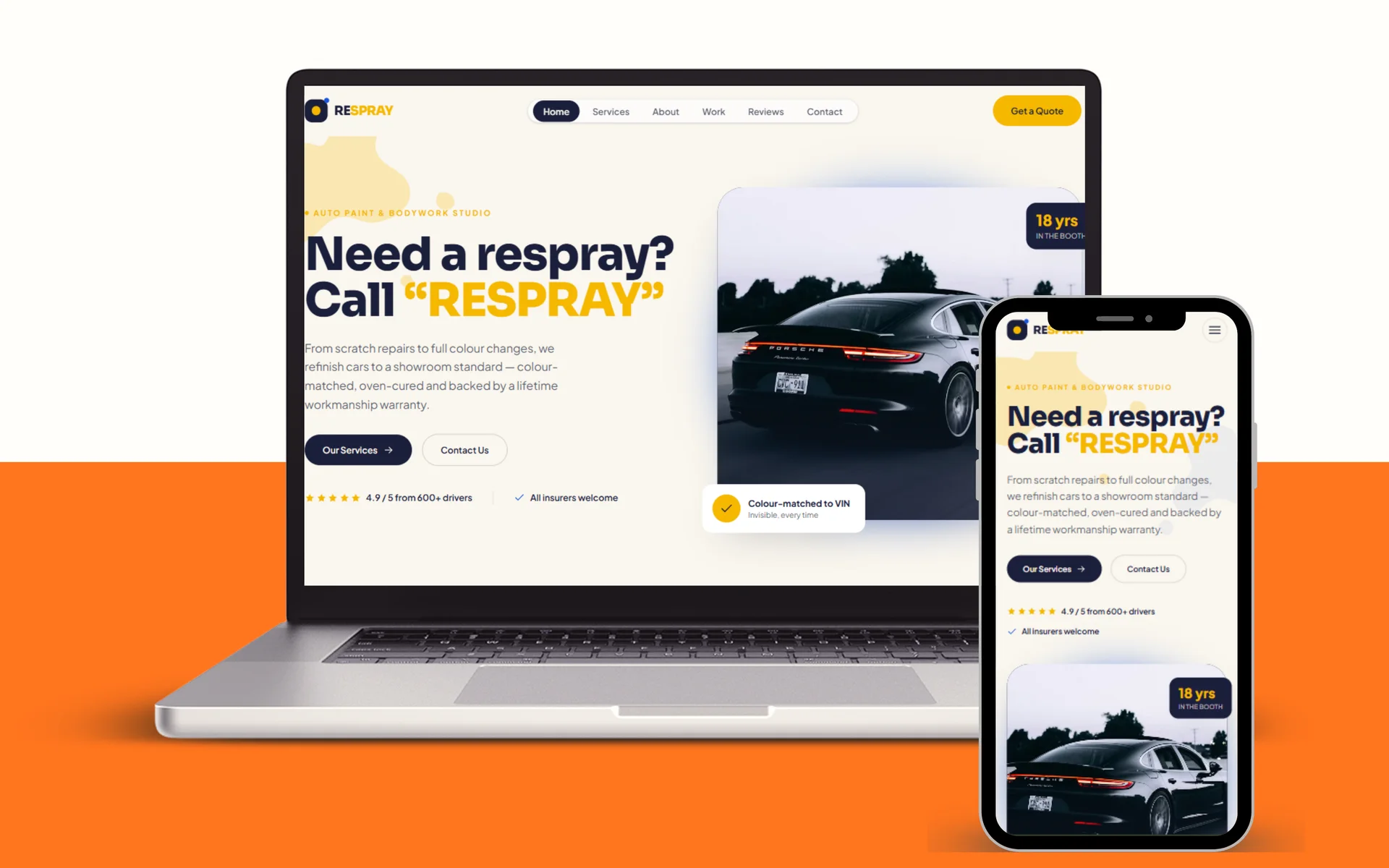Respray interface