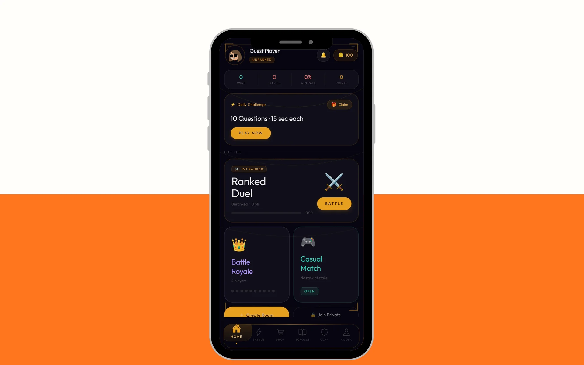 VerseArena interface